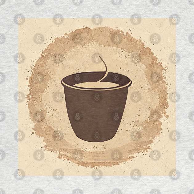 The coffee drinker logo by DyeruArt